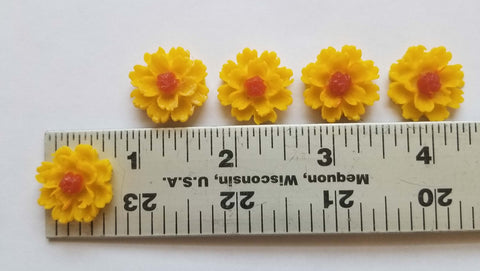 COE 96 Pre Fused Glass Flowers for Your Fused Glass Projects - Pack of 5 Many Colors