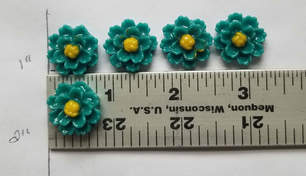COE 96 Pre Fused Glass Flowers for Your Fused Glass Projects - Pack of 5 Many Colors