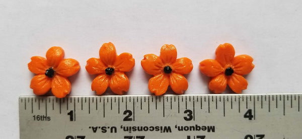 COE 96 Pre Fused Glass Flowers (Cherry Blossom Shaped) for Your Glass Projects (21mm) .82 Inch