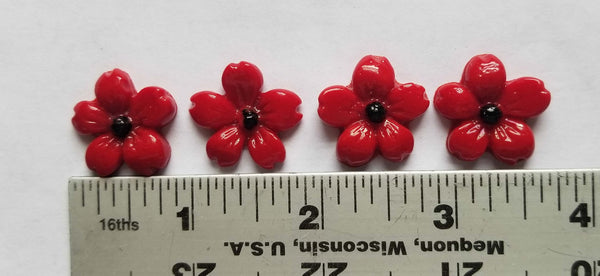 COE 96 Pre Fused Glass Flowers (Cherry Blossom Shaped) for Your Glass Projects (21mm) .82 Inch