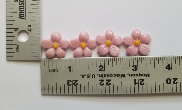 COE 96 Pre Fused Glass Flowers (Cherry Blossom Shaped) for Your Glass Projects (21mm) .82 Inch