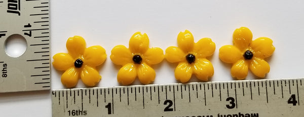 COE 96 Pre Fused Glass Flowers (Cherry Blossom Shaped) for Your Glass Projects (21mm) .82 Inch