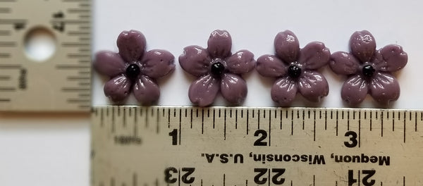 COE 96 Pre Fused Glass Flowers (Cherry Blossom Shaped) for Your Glass Projects (21mm) .82 Inch