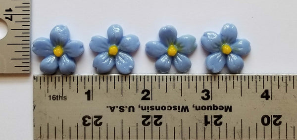 COE 96 Pre Fused Glass Flowers (Cherry Blossom Shaped) for Your Glass Projects (21mm) .82 Inch