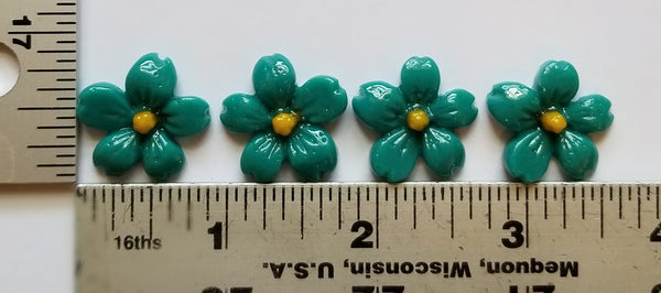 COE 96 Pre Fused Glass Flowers (Cherry Blossom Shaped) for Your Glass Projects (21mm) .82 Inch