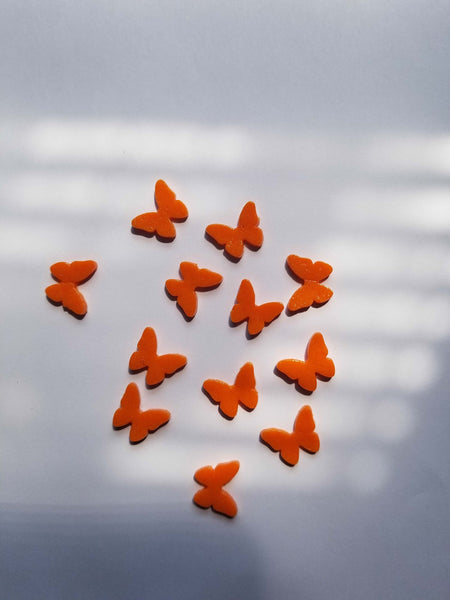 COE 96 Pre Fused Glass Miniature Butterflies for Your Fused Glass Projects - Pack of 12