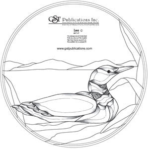 Loon Bevel Cluster facing right BC017R