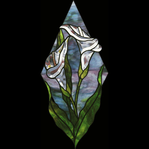 Free Stained Glass Patterns -  GST Calla Lily for Bevel Cluster GST22