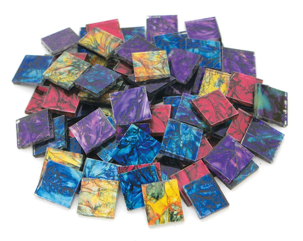 3/4" Van Gogh Multi-Colors Mix - Mosaic Glass Chips