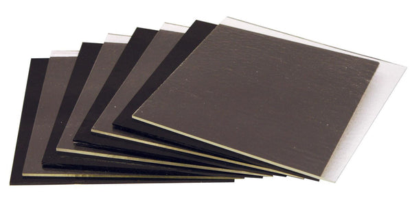 Wissmach Essentials Clear And Black Glass Pack - 96 Coe 8 pc 12 x 12