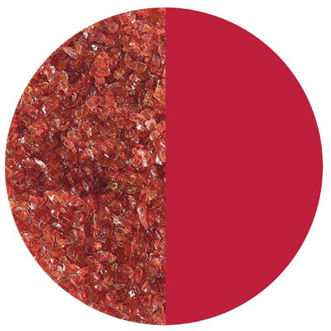 B132282-5 Oz Garnet Red Transparent Medium Frit - 90 COE