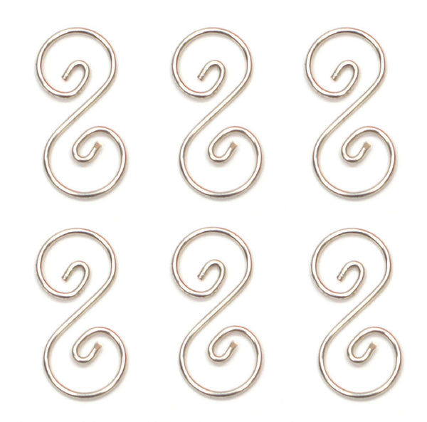 Curly Q 1.5 - 1.75 inch (pkg of 6) for Stained Glass
