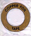 Edco 3/8 Inch Black Back Copper Foil (1 Mil)