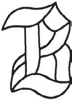 Letter B - Glass Alphabet Bevel Clusters