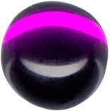 Amethyst Round Glass Jewels Flat Foil Backed, 9mm, pack of 12