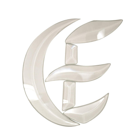 Letter E - Glass Alphabet Bevel Clusters