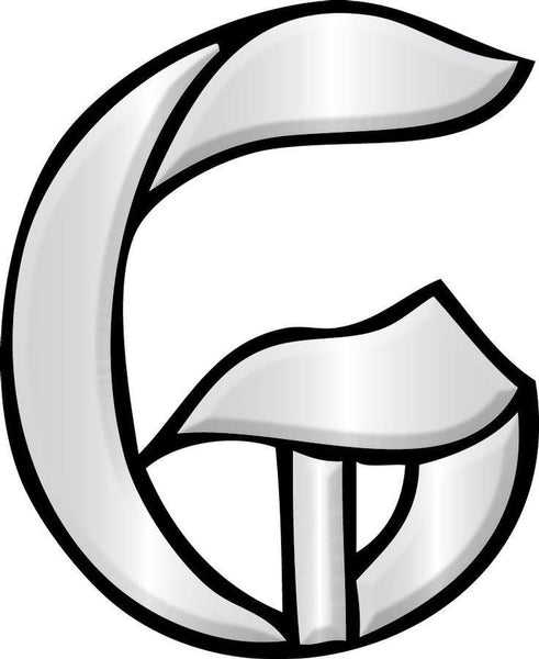 Letter G - Glass Alphabet Bevel Clusters