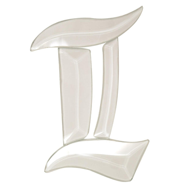 Letter L - Glass Alphabet Bevel Clusters