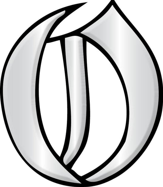 Letter O - Glass Alphabet Bevel Clusters