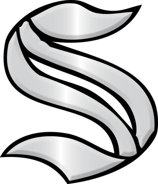 Letter S - Glass Alphabet Bevel Clusters