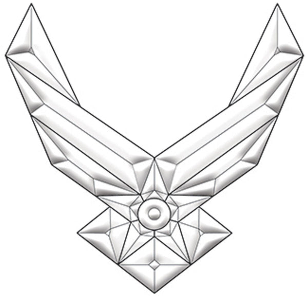United States Airforce Emblem Bevel Cluster EC283