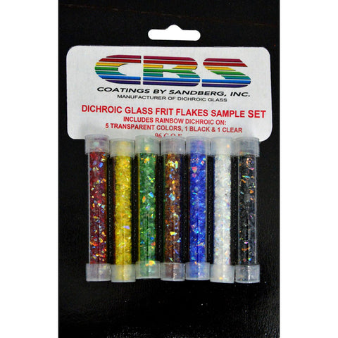 Dichroic Frit Flakes Assortment Colors - 96 COE