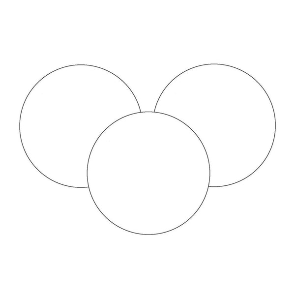 System 96 Oceanside Clear Round Pre Cut Fusible Glass Blanks 8 Inch Pack of 3…