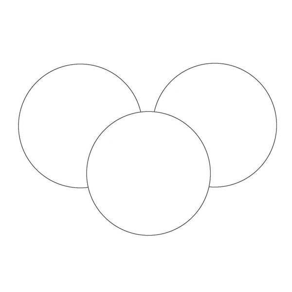 System 96 Oceanside Clear Round Pre Cut Fusible Glass Blanks 12 Inch Pack of 3…