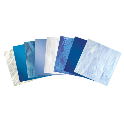Oceanside Sky's The Limit Fusible Glass Pack X5873