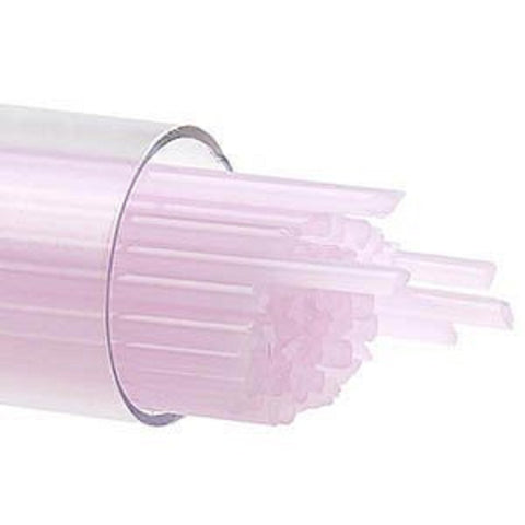 BU042172 Bullseye Stringers COE 90 Petal Pink Opalescent 2mm