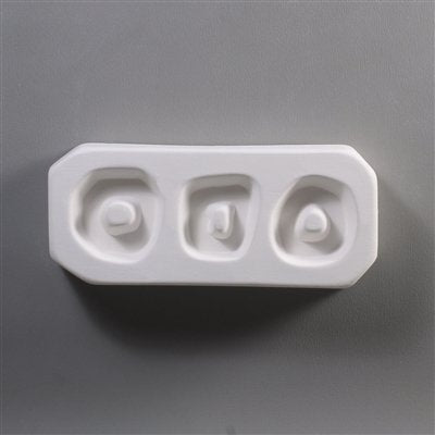 Small Organic Hoops LF137 - Fusible Glass Frit Casting Mold