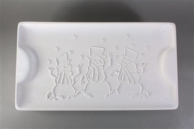 GM167 SnowmanTray Mold for Glass Slumping/fusing