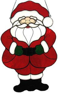 Pre-Cut Stained Glass Santa Claus Kit