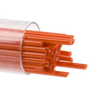 Fusing Glass Supplies Bullseye Stringers COE 90 Orange 2mm
