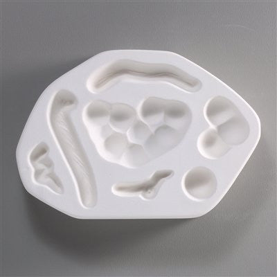 LF117 - Grape and Vines Texture Mold for Glass Casting Frit