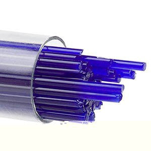 Fusing Glass Supplies Bullseye Stringers COE 90 Dark Cobalt Blue 2mm