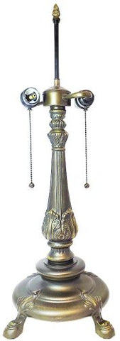 Large Footed Gothic Lamp Base Dark Antique Bronze Finish 32073