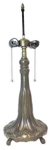 Footed Romanesque Lamp Base Dk. Antique Bronze Finish