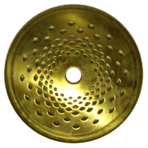Low Profile - 4.5 inch vented brass vase cap