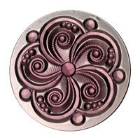 Stained Glass Jewels - 35mm Swirl - Amethyst