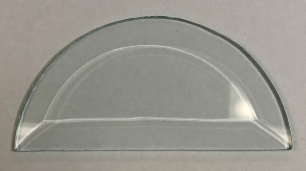 Clear Glass Half Round Bevels