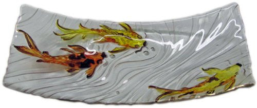 Koi Fish Texture Mold for Glass Tile or Dish - DT03