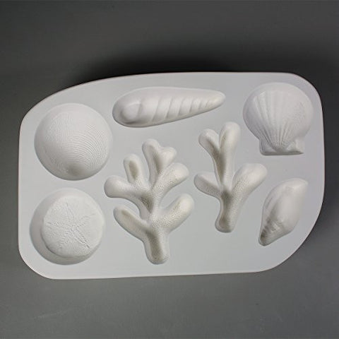 Shells and Coral Texture for Glass Frit Mold for Glass Casting Slumping LF150