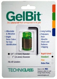 TechniGlass 3/4 Inch Standard Grinder Bit Gelbit
