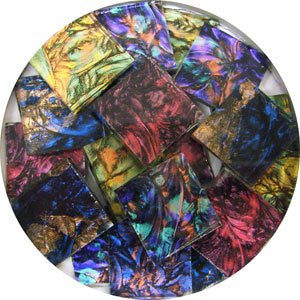 3/4" Van Gogh Multi-Colors Mix - Mosaic Glass Chips
