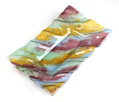 GM205 Large Ridges Slump Dish Mold for Slumping Glass