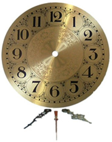 Clarity 7 inch Brass Clock Face With Hands