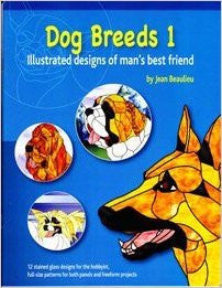 DOG BREEDS 1 Stained Glass Pattern Book