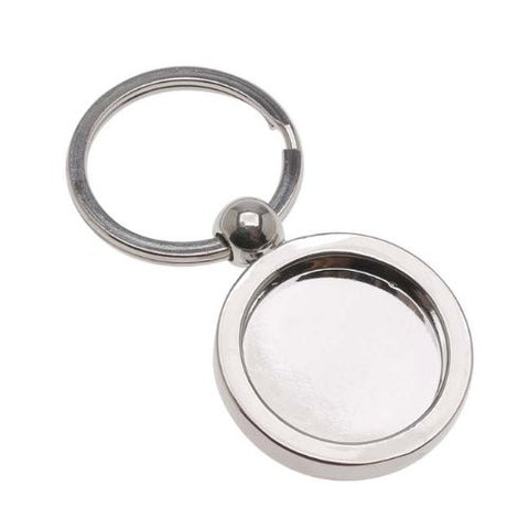Aanraku Key Chain With 25mm Bezel For Resin And Glass Domes