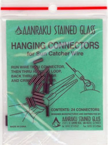 Suncatcher Hanging Connectors / Crimps - 24